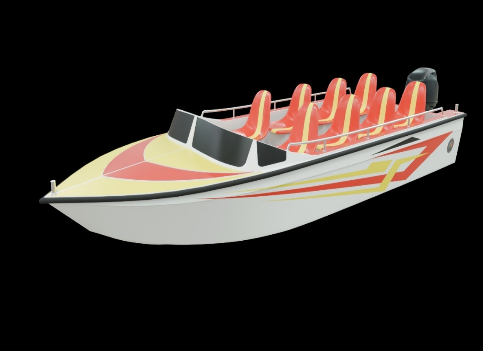 8 PERSONS SPEED BOAT